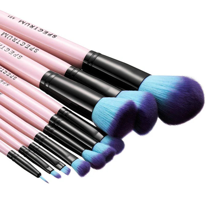 10 Piece Essential Makeup Brush Set - Spectrum Collections
