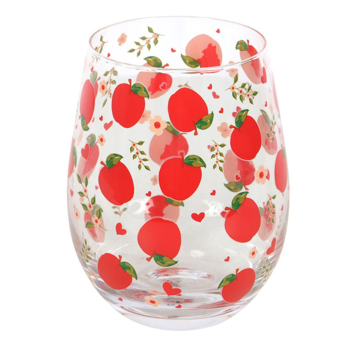 Apple Stemless Wine Glass