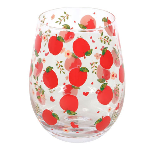 Apple Stemless Wine Glass